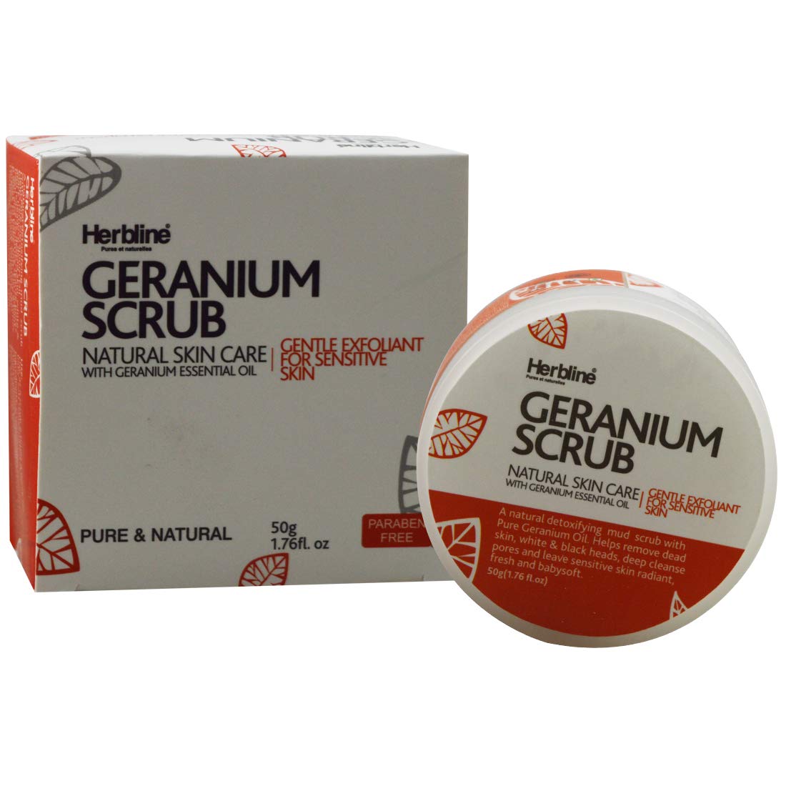 HerblineGeranium Scrub - 50g
