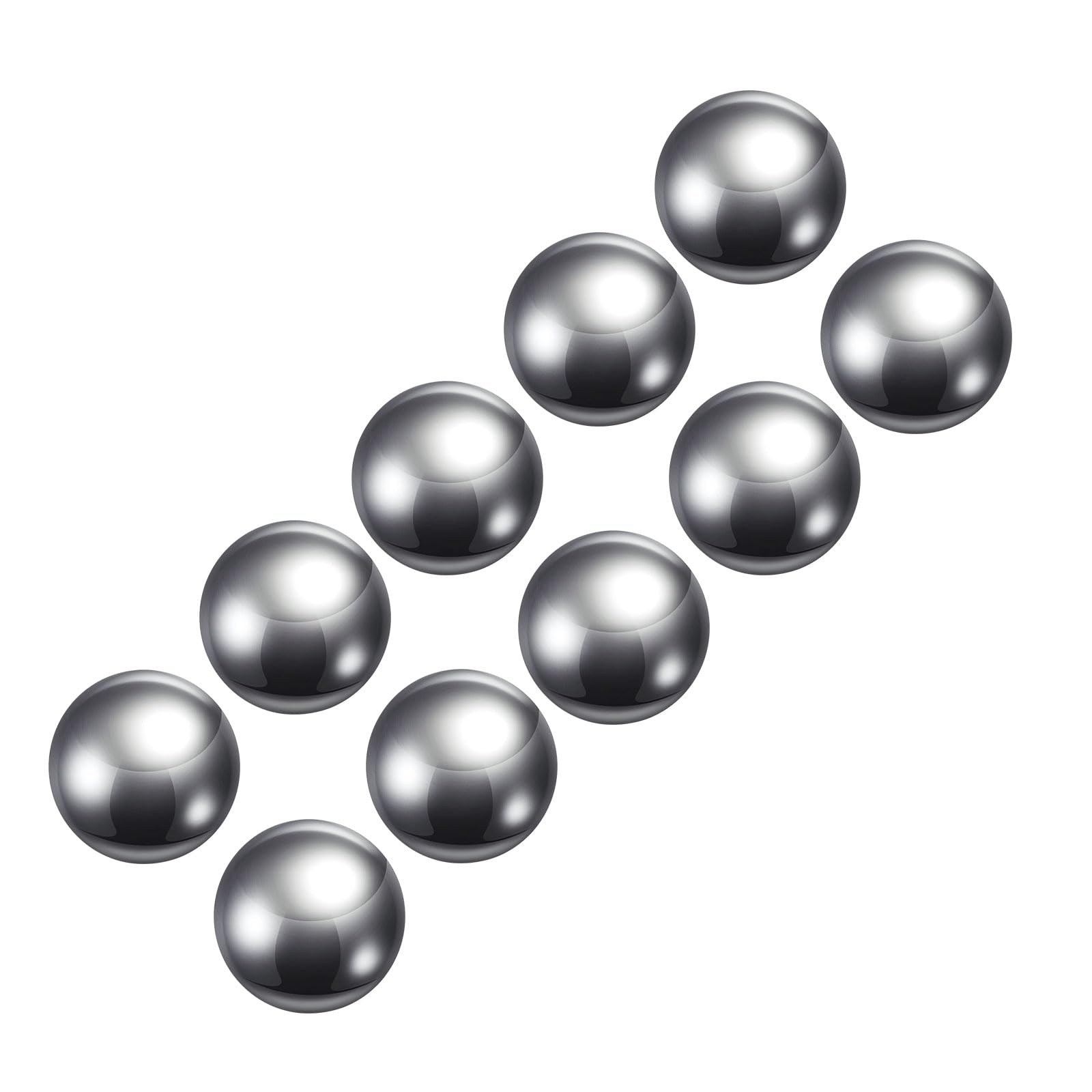 Kozelo Precision Balls - [1-inch] 304 Stainless Steel For Bearing Use, Solid