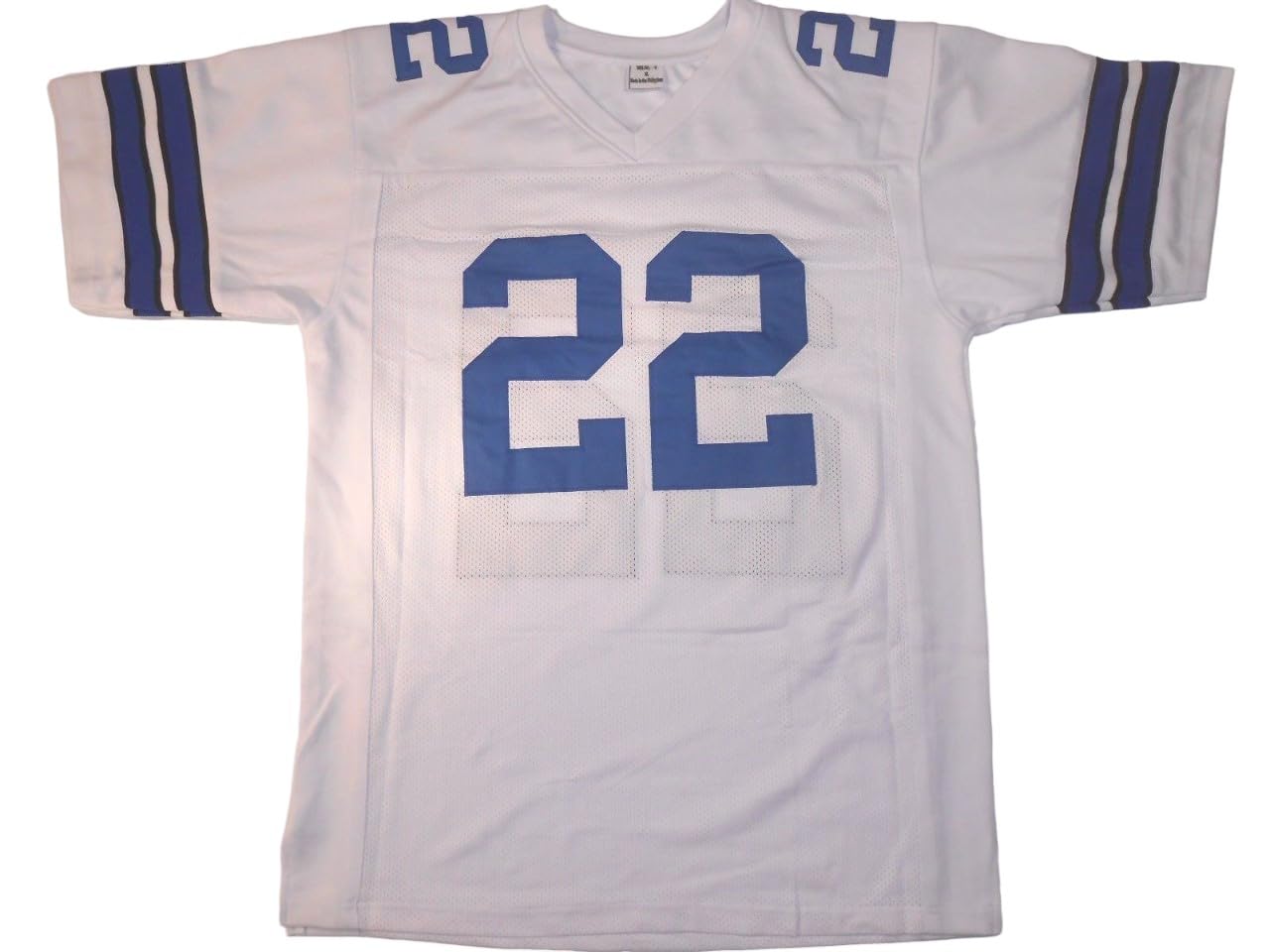Emmitt Smith Jersey Stitched White Custom Football New No Brand/Logos (US, Alpha, XX-Large, Regular, Regular, White)