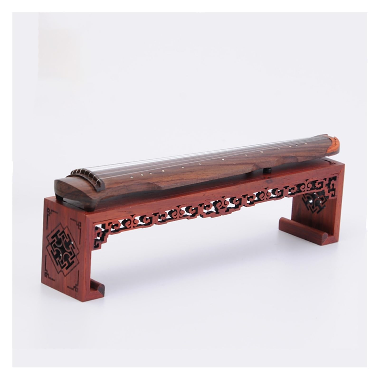mini instrument muzyczny model Guqin Klasyczny Narodowy Instrument Muzyczny Model Drewniane Rzemiosło Chiński Styl Dekoracyjne Ozdoby Prezenty