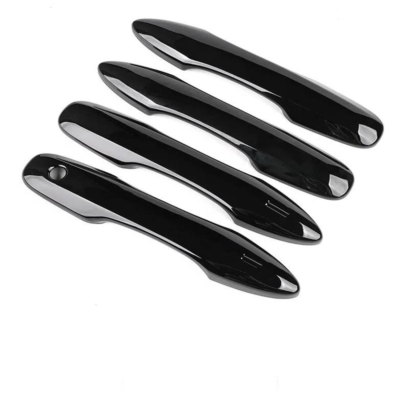 Bayde Black Carbon Fiber Chrome Car Door Handle Cover Protective Accessories For Corolla 2019-2026 Cover Trim
