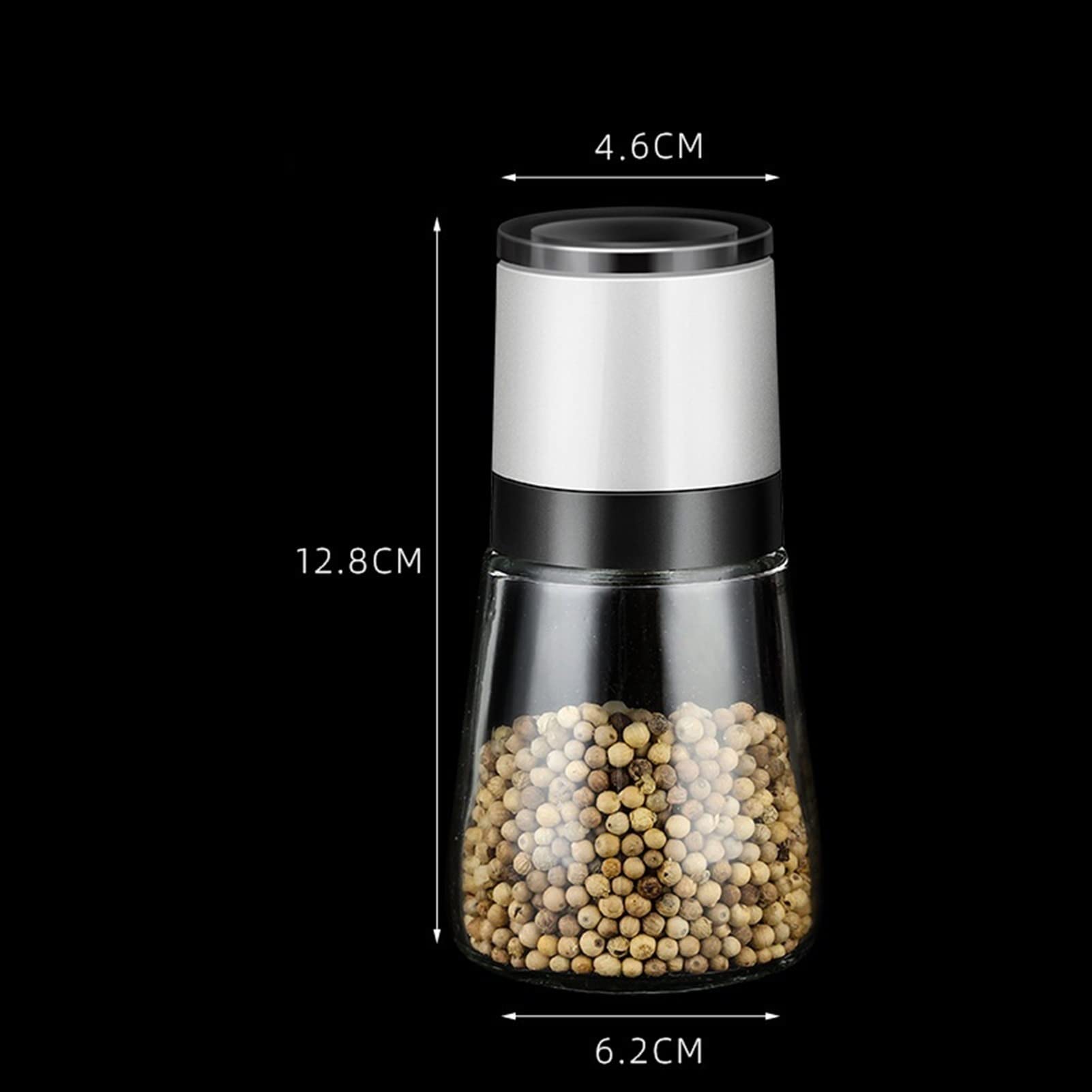 1 Set Di 2-in-1 - Macinapepe - Macinapepe Di Sale Marino - Macinino Di Spezie Manuale - Macinapepe In Acciaio Inossidabile - Macinino Di Cumino Per Cucina - Fornure Per Cucina | SHEIN ALIA