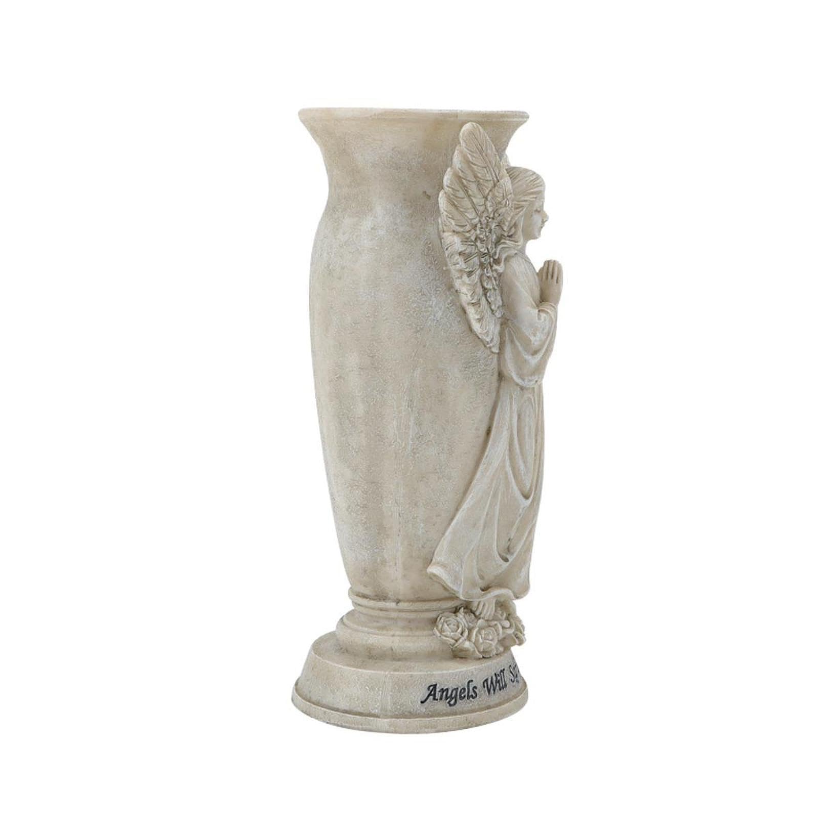 Engel Beten Blumenvase Praktisch mit Spikes Stabile Friedhofsdeko