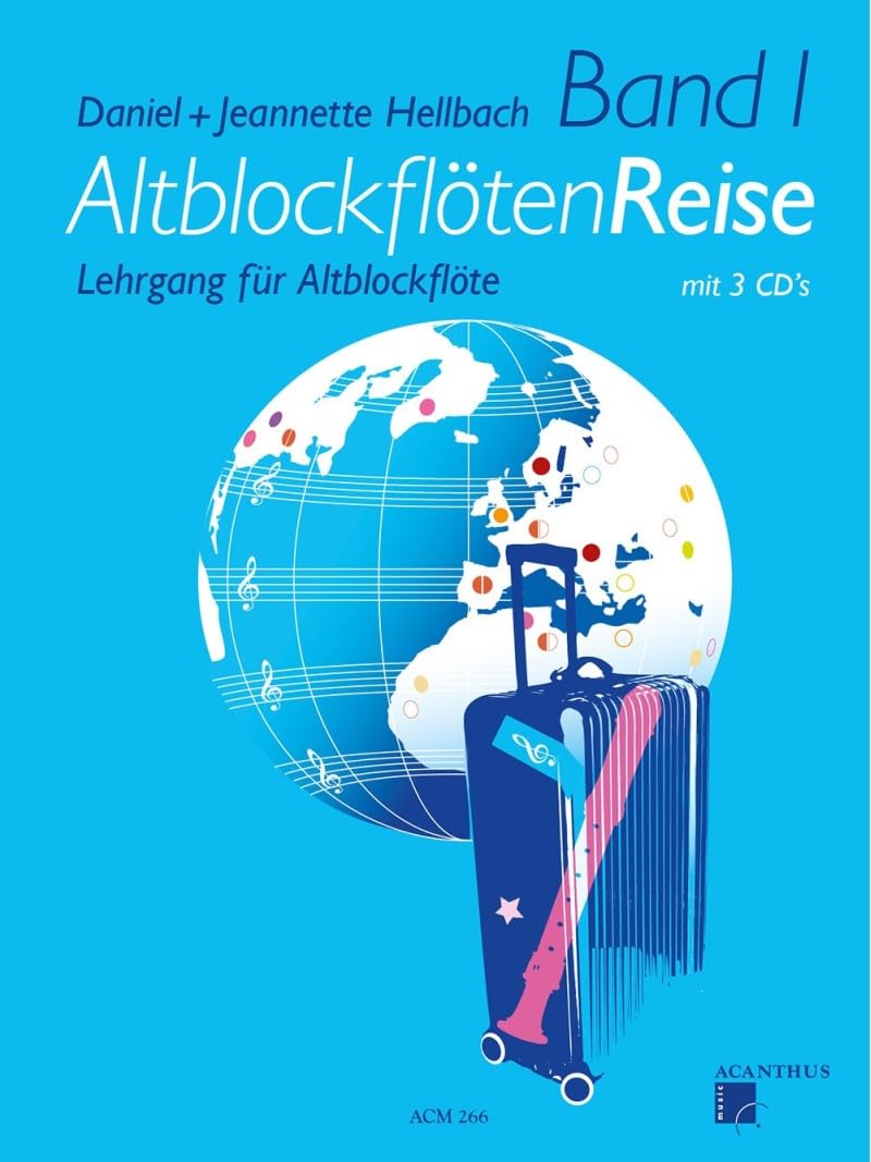 ALTBLOCKFLOETEN VIAGGIO 1 e 2 di Hellbach Daniel ACM 266 + ACM 267