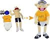 pologmase SeaFly Jeffy Plush Toy Doll, 60cm Soft Hand Puppet With Working Mouth, Mischievous Funny Puppets For Halloween Party & Preschool