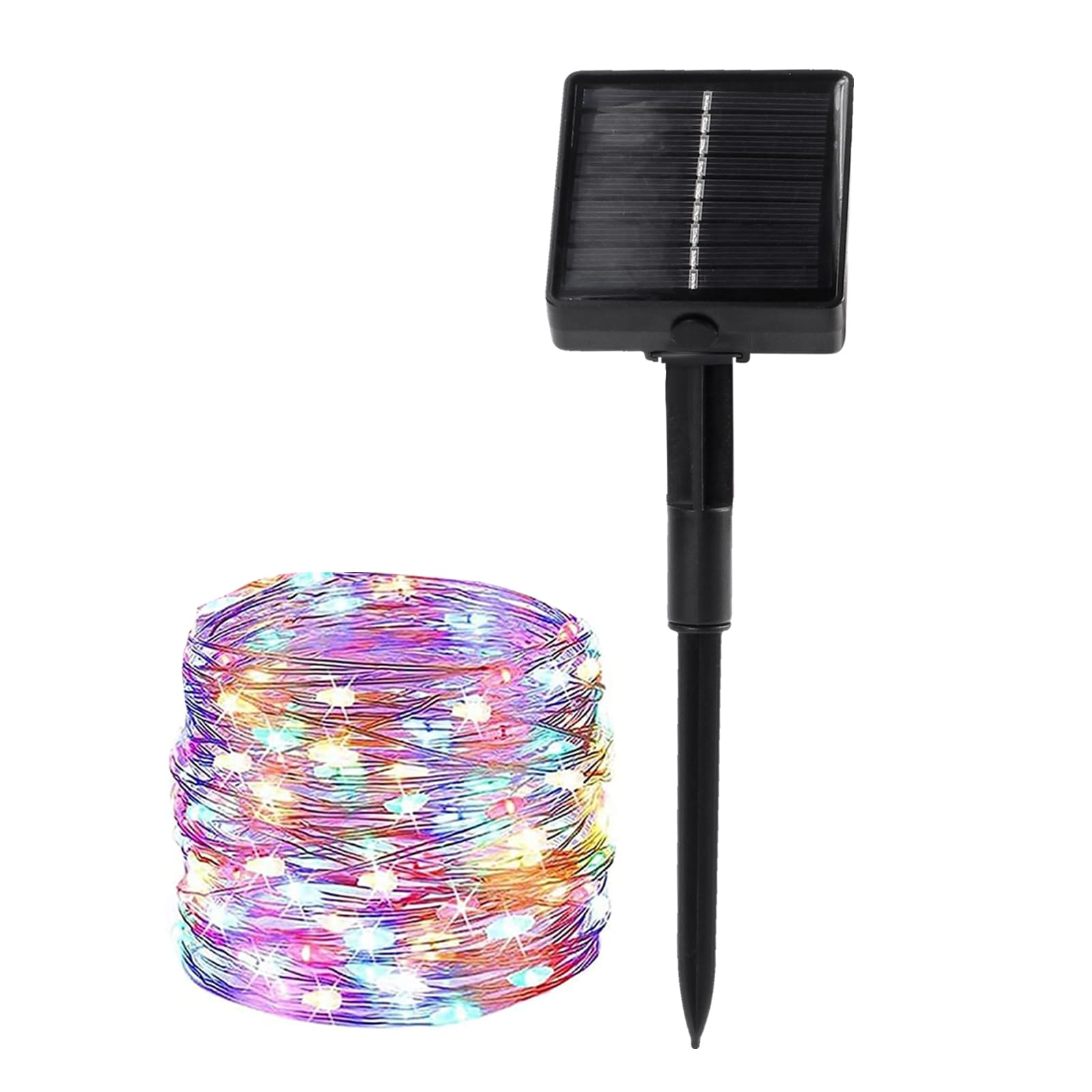 Yunova Solar Rope Lights Outdoor Garden 12M with 1000 Colourful LEDs – 8 Modes Waterproof Solar String Lights for Patio, Fence, Tree, Christmas Decor