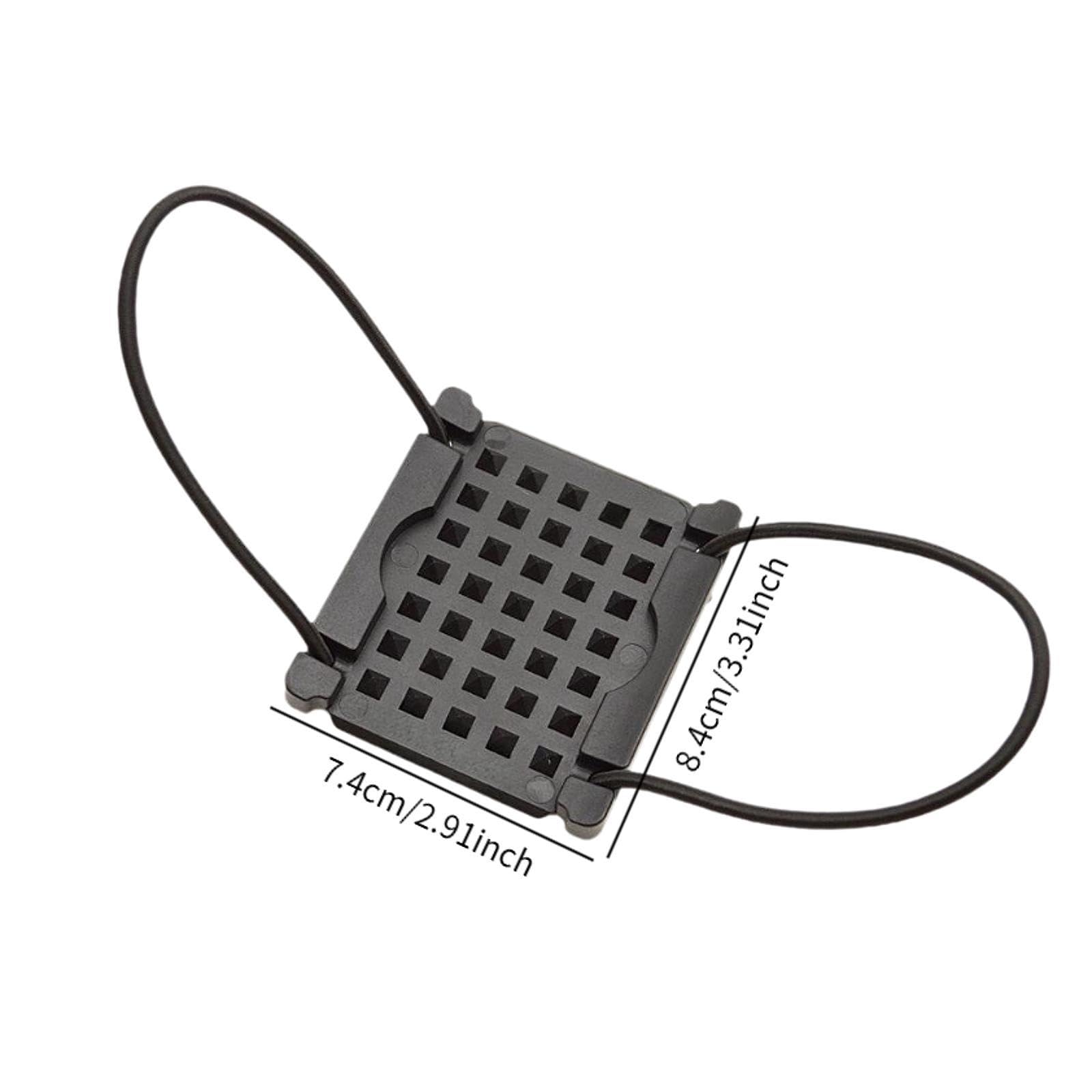 rockible Diving Weight Fixing Plate Dive Fixed Wear Resistant Dive Accessories BCD Weight Plates for 5cm Webbing for Snorkeling Scuba, Black