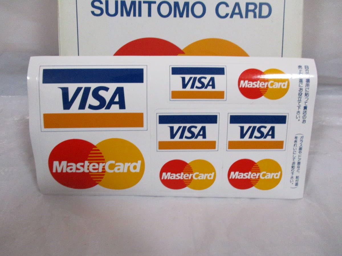 Amazon.co.jp: VISAカード ステッカー アクリルディスプレイ