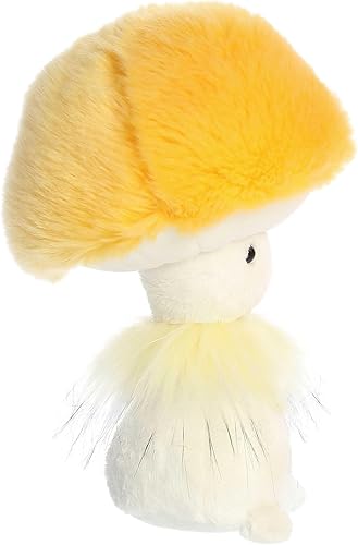 Miniatura 3 de Aurora Vibrant Fungi Friends - Animal de peluche de miel - Diseño único - Compañeros adorables - Amarillo 9 pulgadas