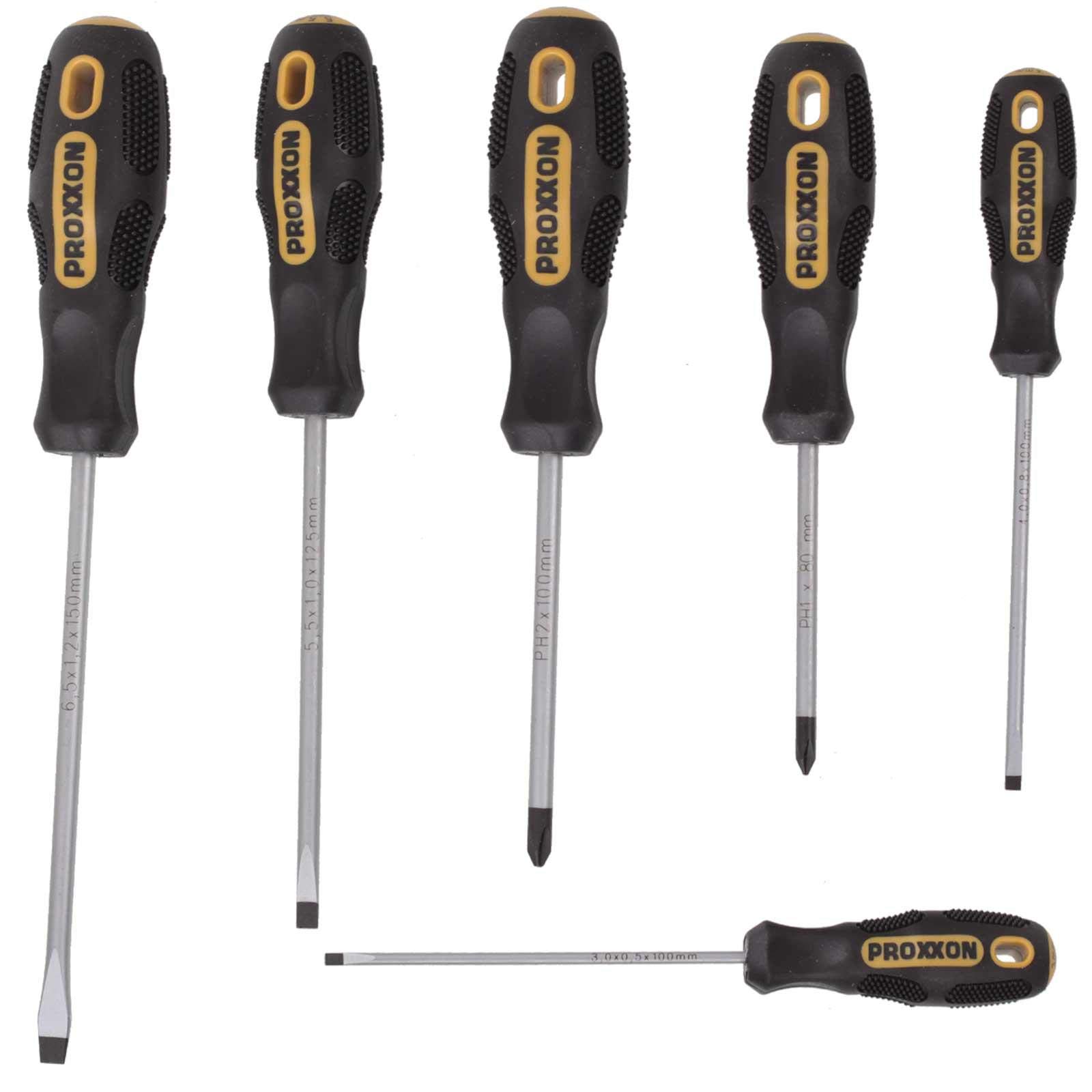 Proxxon Series of 6 Screwdrivers Flex-DOT
