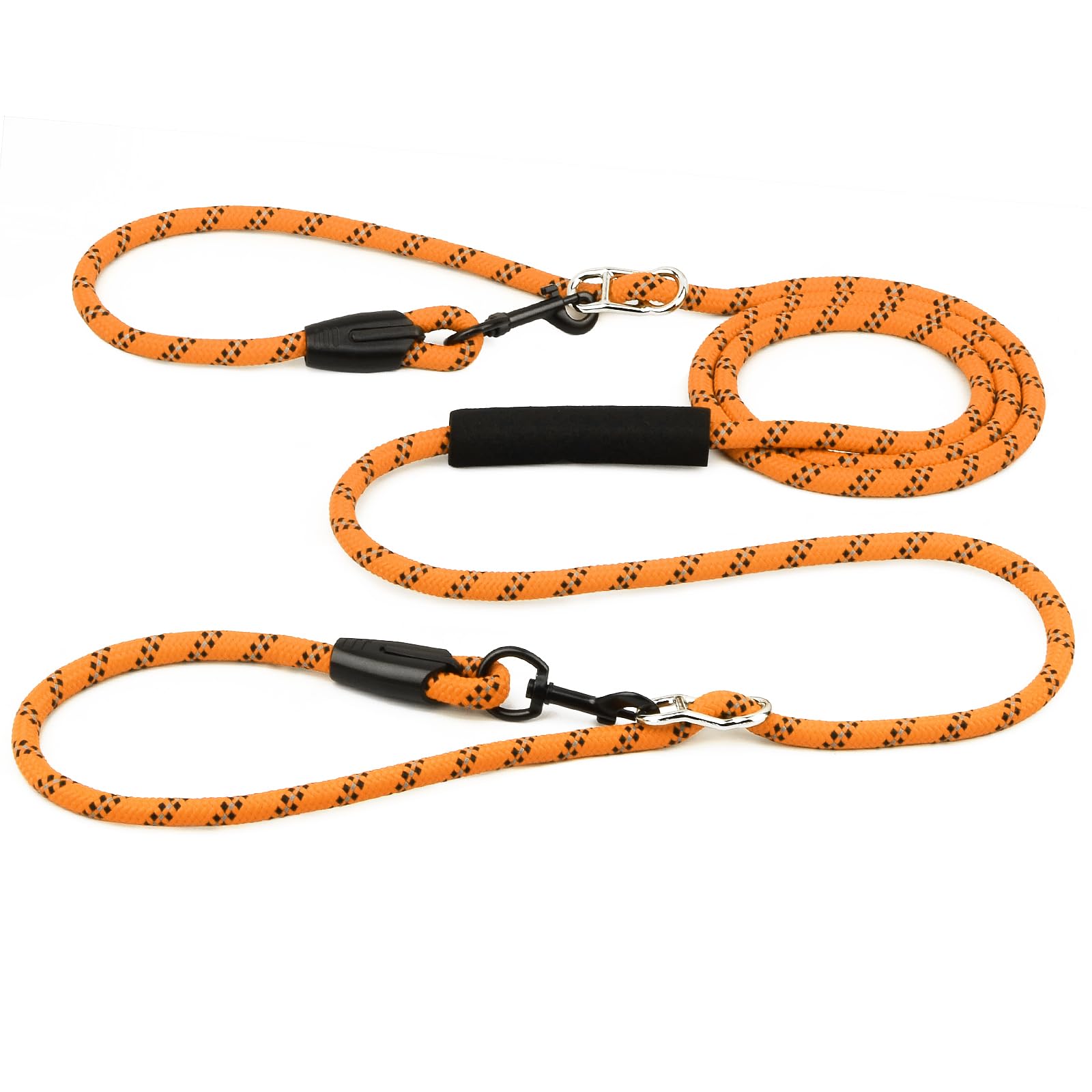 Hands Free Hundeleine 220cm Seil Crossbody Hundeleine Reflektierend für große mittlere kleine Hunde Gehen, Joggen und Laufen