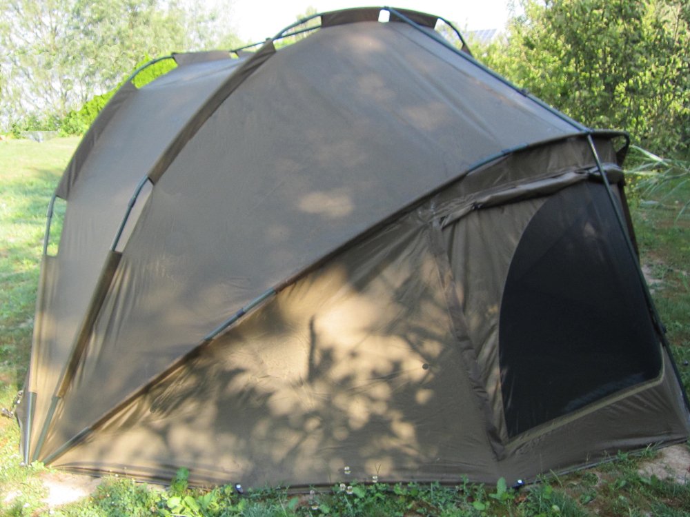 MK-Angelsport 5 Seasons Dome deluxe 3,5 Mann - Tienda de campaña para pesca (incluye cubierta)