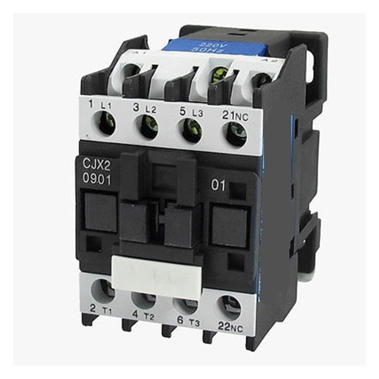 JCLPJBYJI CJX2-0901 660V 20A 3 Pole 3P NC 35mmDIN Rail AC contactor 220V Coil