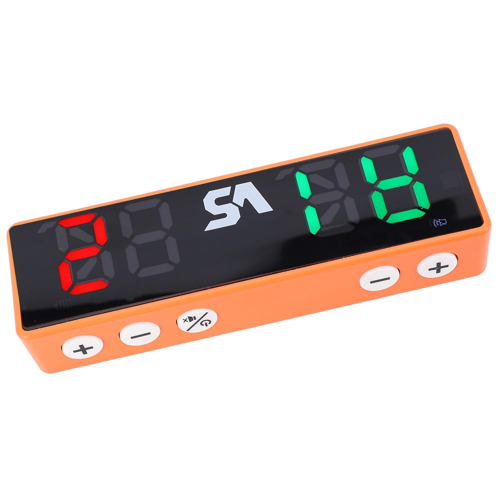 Cryfokt Mini Marcador Digital Portátil, Zumbador Fuerte Recargable de 4 Dígitos para Actividades de Tablero de Juegos Deportivos