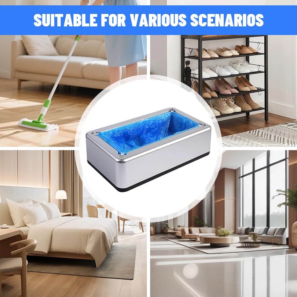 Copriscarpe Automatico con 300 Ppezzi, Usa e Getta, per Casa, Ufficio, Hotel, Laboratorio, Antiscivolo e Impermeabile