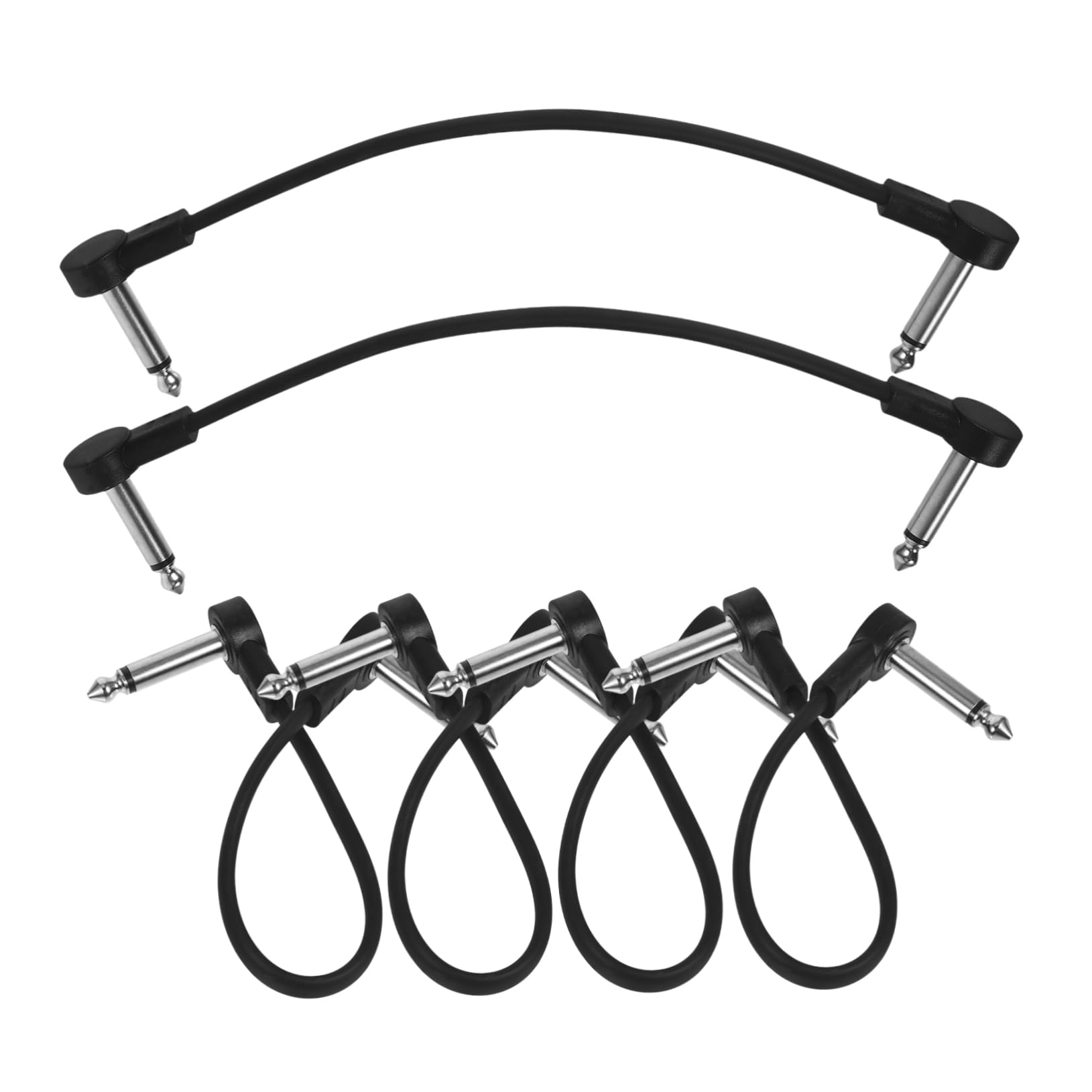 2 Sets Pedal-patchkabel Gitarren-patchkabel Leicht für Musiker Unterwegs 6 Stück