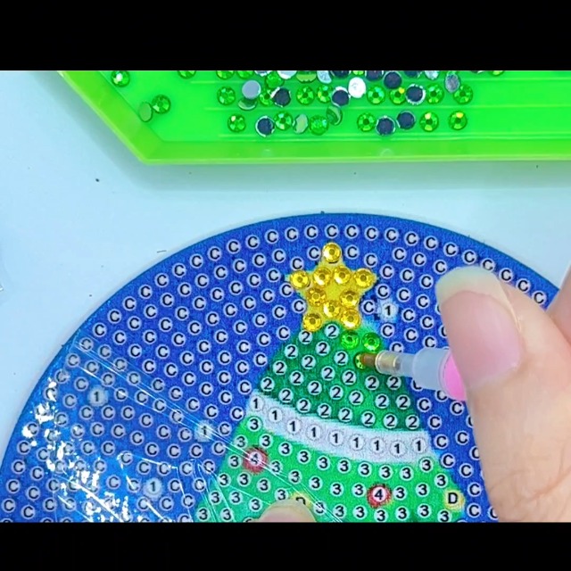 Lxmsja 8 Pcs Dessous De Verre Diamond Painting Vie Océanique, Sous Verre Diamond Painting, Diamant Peinture Dessous De Verre Avec Support, Pour Tasses, Verres à Vin, Vases Et Cuisine Domestique