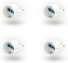 SERVICEWEBSHOP | Kit Riduttori Schuko 10A o 16A in Set da 4 pezzi, Soluzione Pratica per Adattare prese Schuko a Dispositivi Elettrici in Casa e Ufficio. (RIDUTTORE SCHUKO 16A - 4 PEZZI)