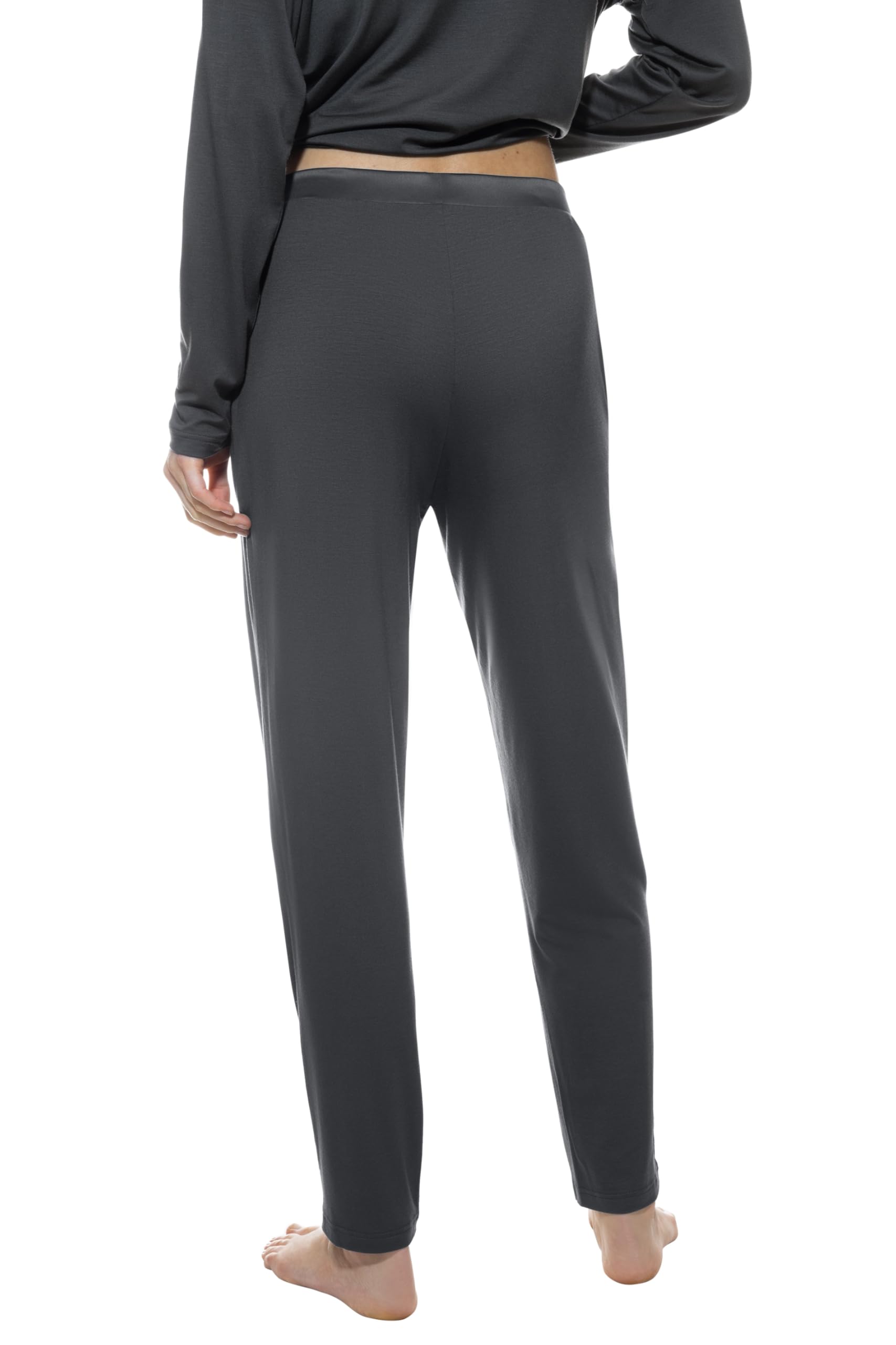 Mey Damen Hose knöchellang: Schmale Passform, Knöchellang, Satinbund, Seitliche Taschen, Fließende Qualität, Natürliches Tragegefühl, Serie Pure Chic