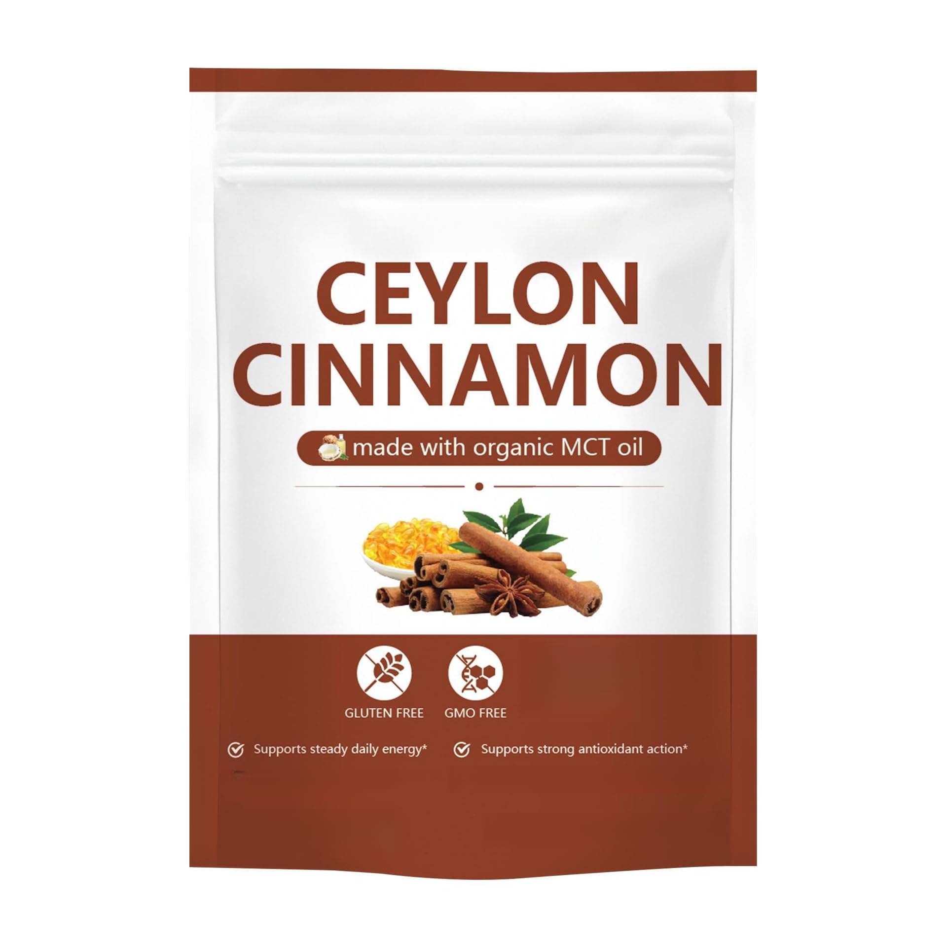 Primal Ceylon-Zimt, Hohe Absorption, Antioxidans- & Verdauungsunterstützung, Nicht gentechnisch verändert, Glutenfrei & Sojafrei