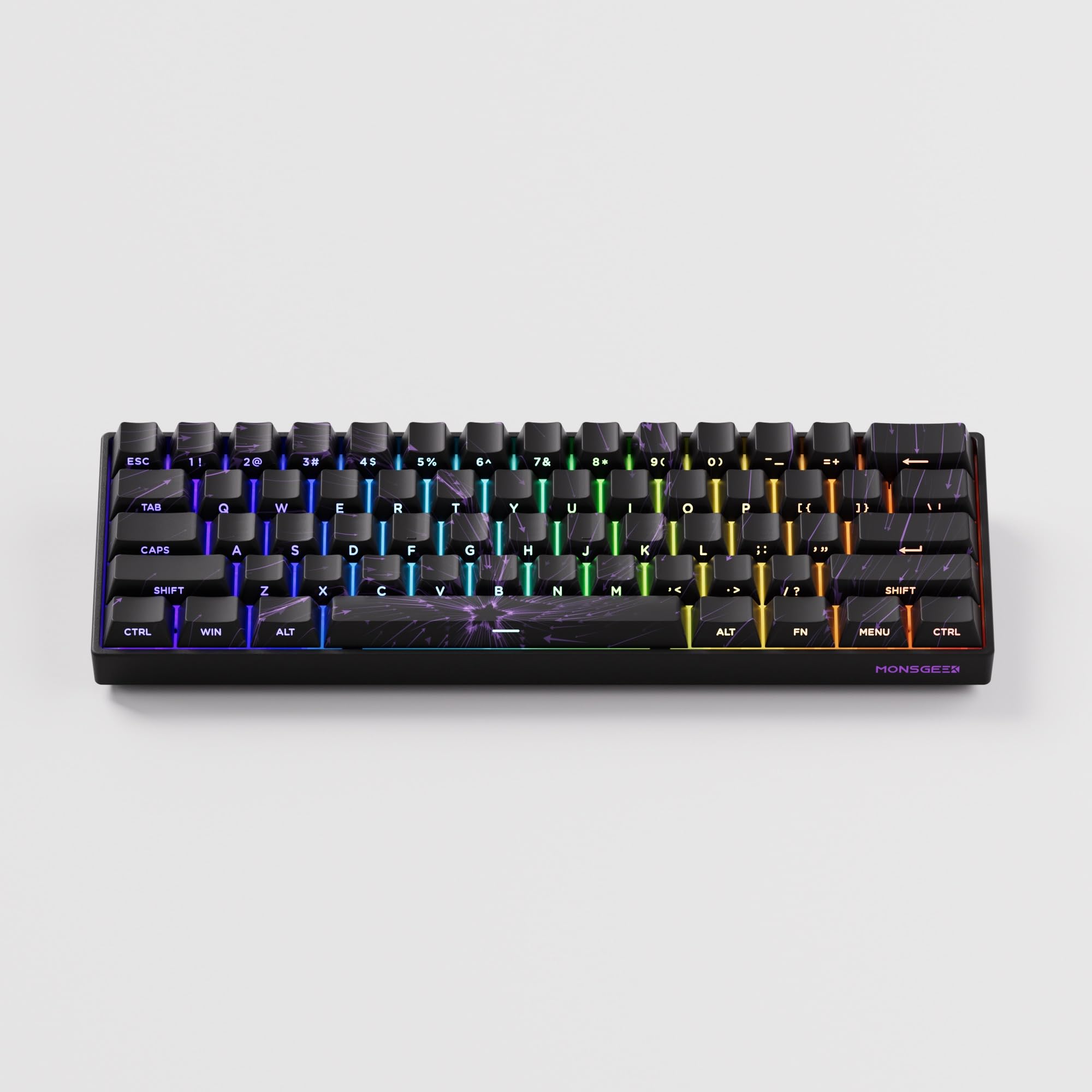 Akko MonsGeek FUN60 pro 無線モデル Akko MonsGeek FUN60 Pro SP Black 無線モデル AKKO01-00006-BLK