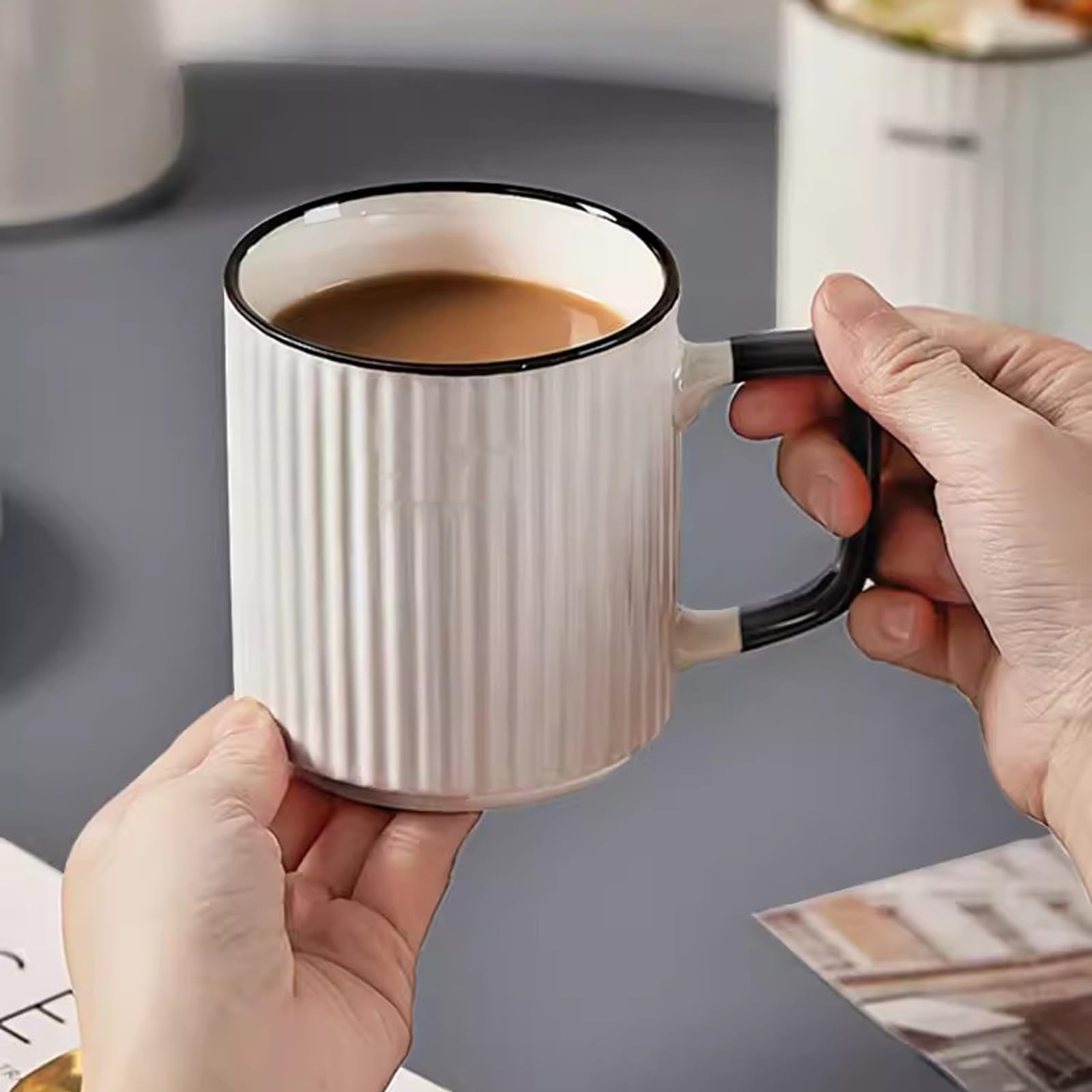 NZPOST Tazze da caffè Tazza Tazze in Ceramica per la casa Tazze per Ragazze Ufficio Dormitorio per Ragazzi Tazze da caffè Tazze da tè Tazza da caffè