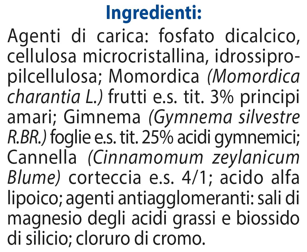 ESI - Noglic, Integratore Alimentare Con Gymnema Silvestre E Cromo, Mantiene I Livelli Di Glucosio Nel Sangue, Clinicamente Testato, Senza Glutine E Vegan, 30 Ovalette