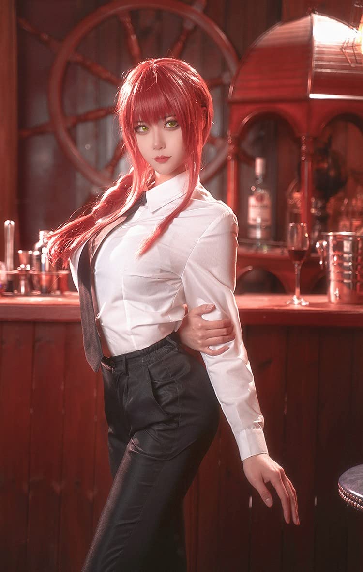 Amazon.co.jp: [PATITA] チェンソーマン マキマ コスプレ衣装 ウィッグ