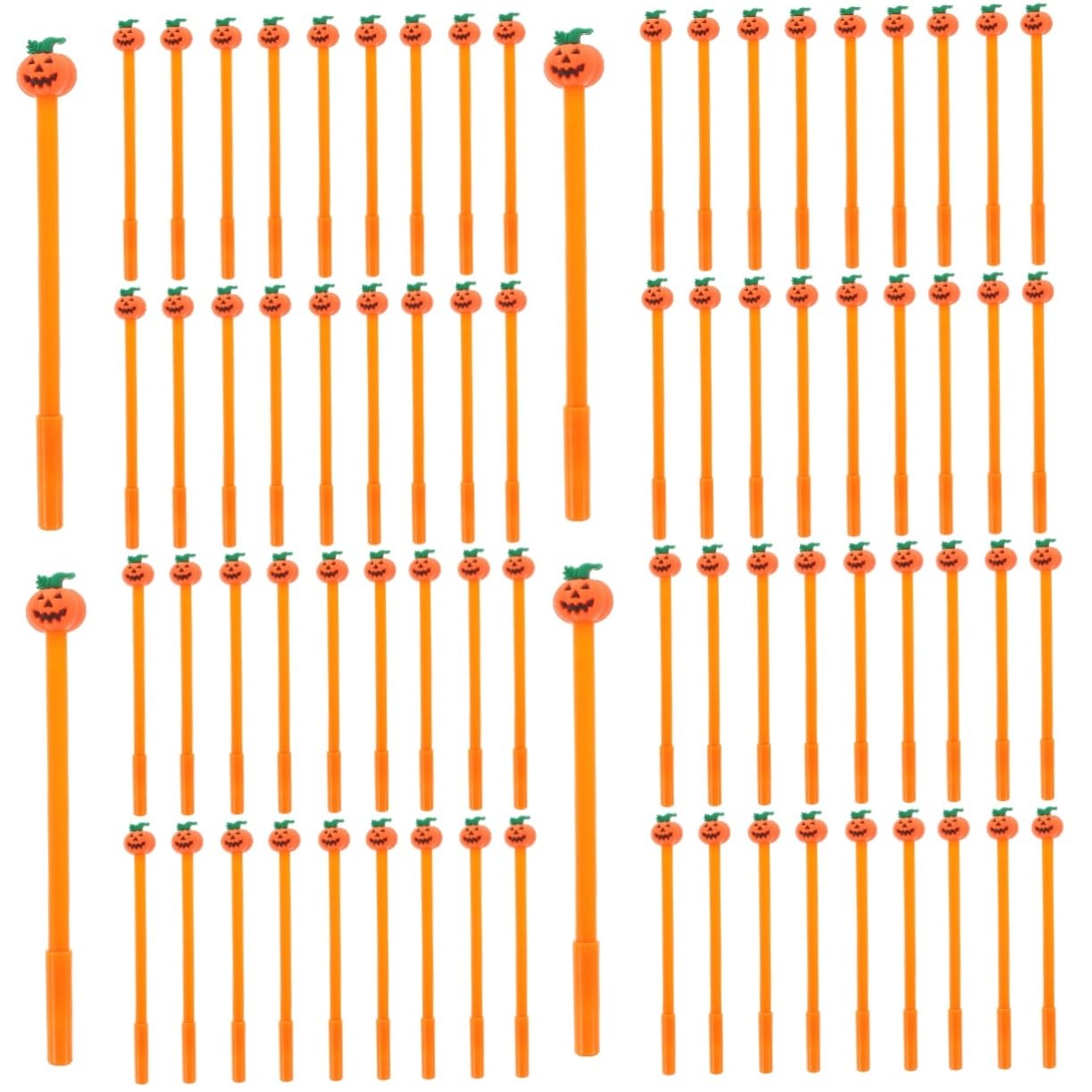 Operitacx 120pièces Stylos à Encre Gel Cartoon Citrouille Pour Étudiants Fournitures Scolaires Et De Fête Halloween