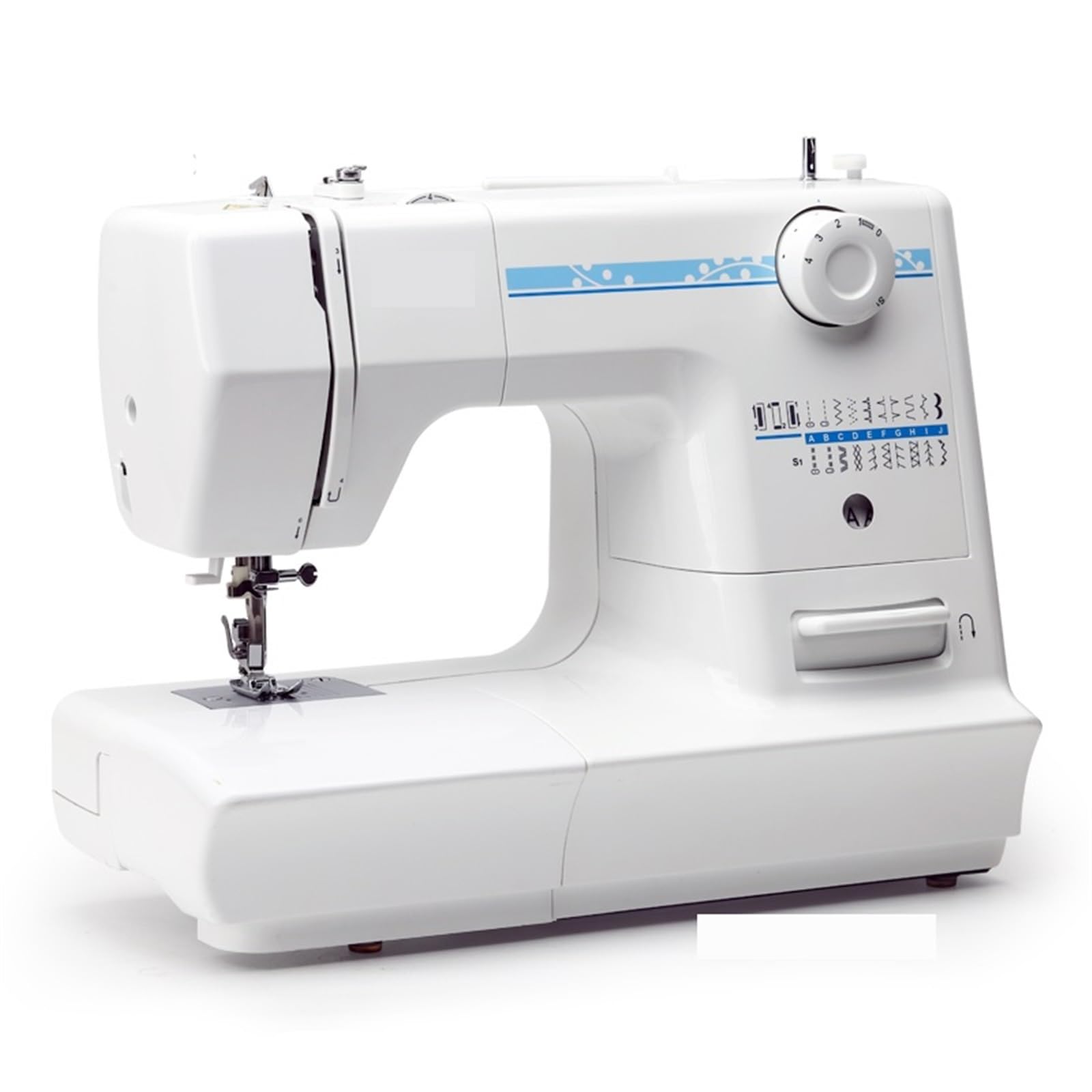 Edede One Color Sewing Machine, Electric Sewing Machines For Home Heavy Machine Household Small Sewing Machine Fully Automatic Overlock Sewing Machine