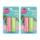 eos Sunset Sips Lip Balms- Melon Mai Tai & Wild Cherry Slushie, All-Day Moisture, Lip Care, 0.14 oz
