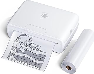 Phomemo M04S モバイルサーマルプリンター ミニプリンター スマホ対応 53/80/110mm感熱紙対応 300dpi シール/写真/ノート/メモ/クリスマスギフトに最適です 110mmホワイト感熱紙1巻付属 日本語対応