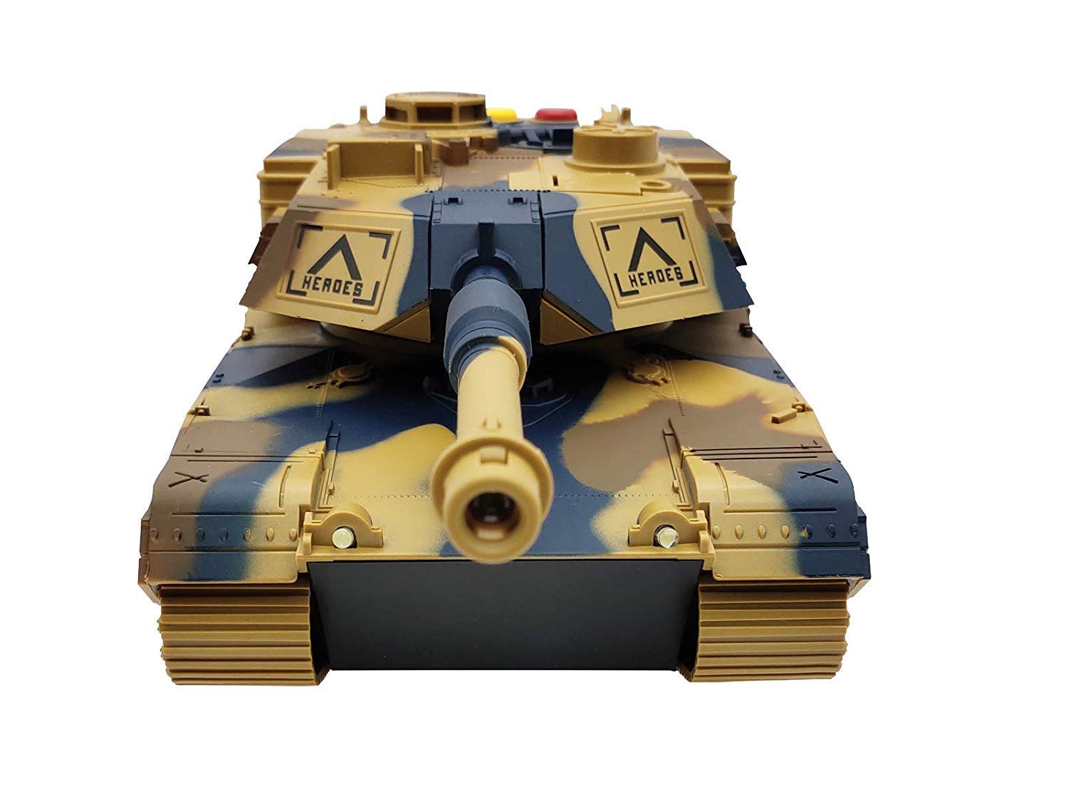 KRIREEN Friction Powered Indian Assault Army Battle Tank Toy with Light, Music and Sound Effects for Kids Above 3+ Years Old Boys and Girls, Best Gift for Kids & Children (Multicolor), (Pack of 1) 1