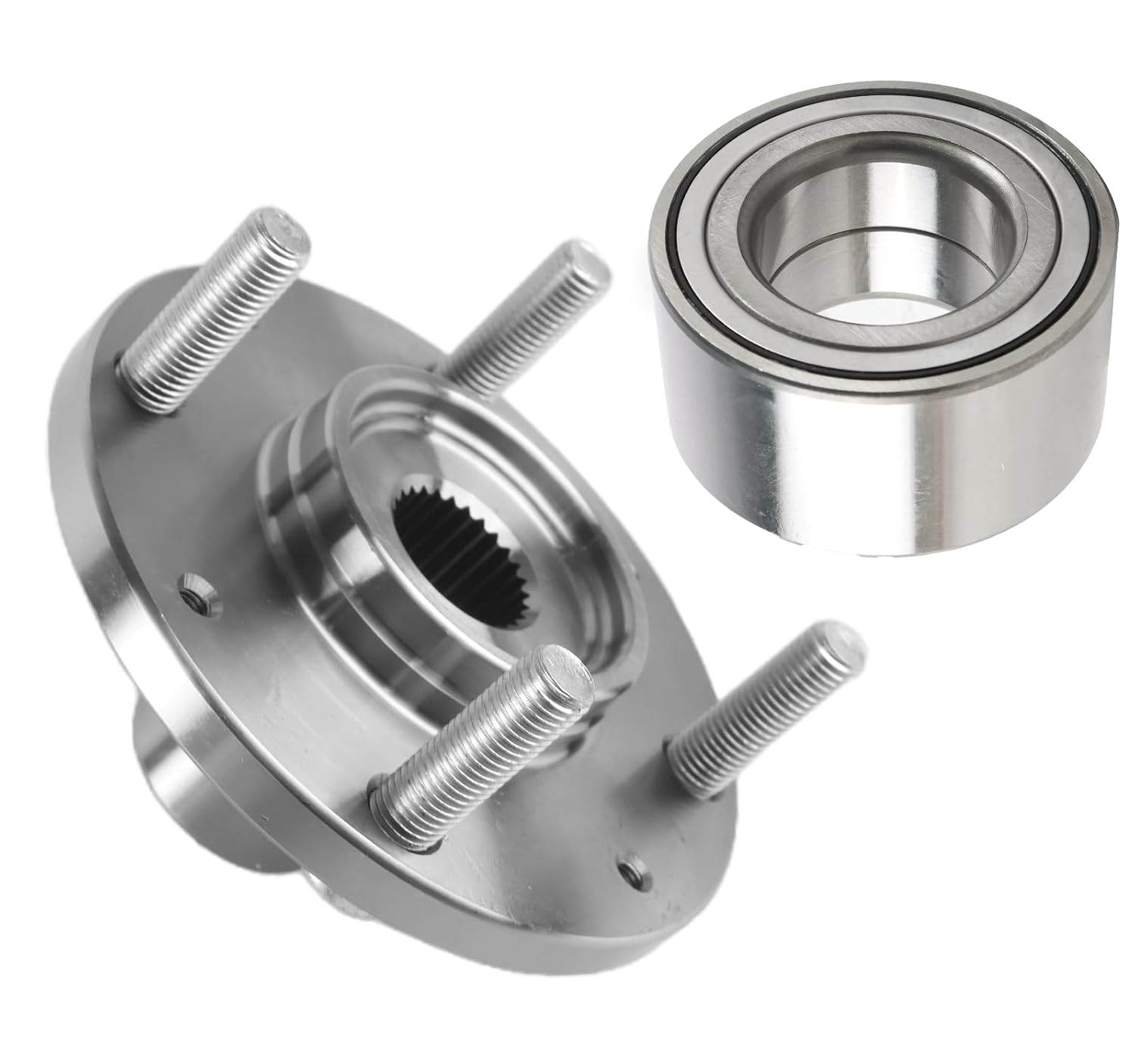 Wheel Hub Bearing Assembly Compatible with Hyundai Elantra 2011-2015, Compatible with Elantra GT 2013-2017, Compatible with Veloste-r 2012-2017, Replace 51720-0Q000 SPK988 510093