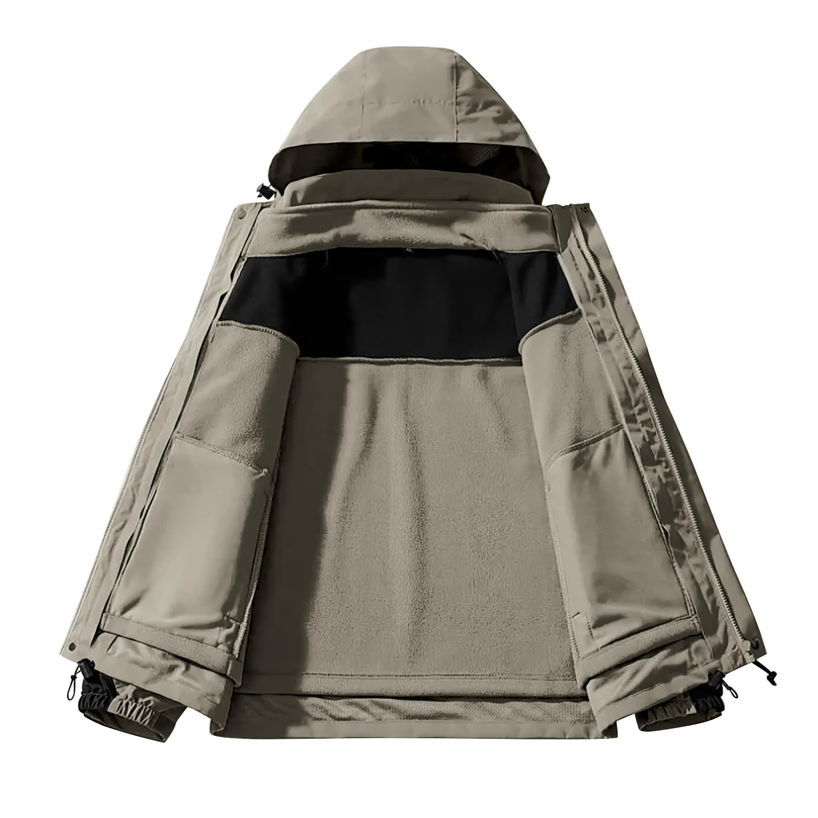 Chaqueta Para Deportes Al Mujer, Y Desmontable A De Viento, Adecuada Montañismo Esquí Abrigo Mujer Elegante Engomada Chubasquero Running Impermeable Chaqueton Parkas Invierno Poncho
