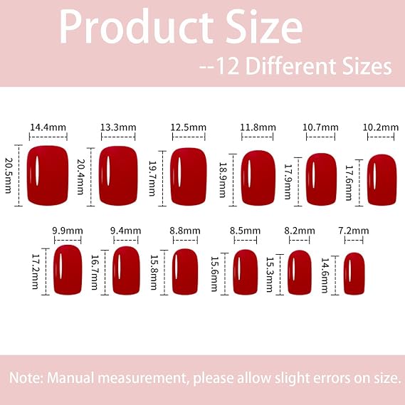 24Pcs False Nails Short Square, Gradient White Pale Pink French Fake Nail, Square Press on Nails with Elegant Design, Stick on Nail for Women Girls Nails Art (Pink,Silver Glitter, One Size)