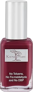 karma organic Natural Nail Polish, Vegan, and Cruelty-Free, No Toluene, No Formaldehyde, No DBP, and Free of TPHP, Rum Runner