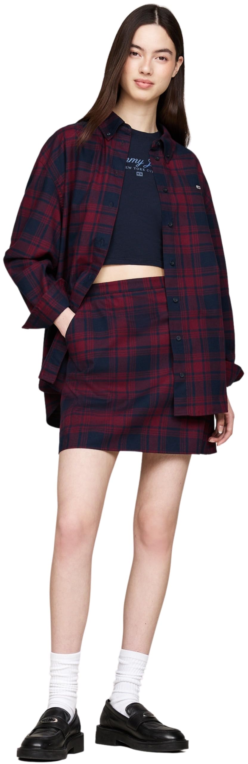 Tommy Jeans Koszula W Szkocką Kratę Tjw Rlx L Kobiety