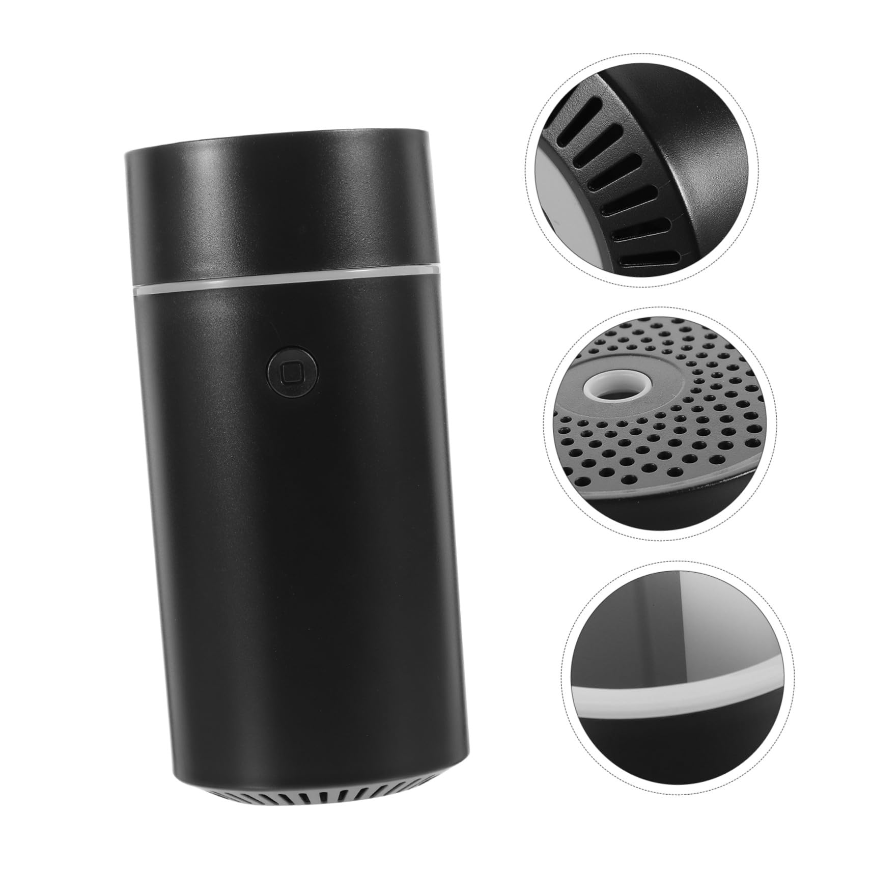 Diffusore Profumo Auto USB Mini Portatile Nero Umidificatore Compatto per Auto Scrivania e Camera Rilassante e Facile da Usare con Cavo USB