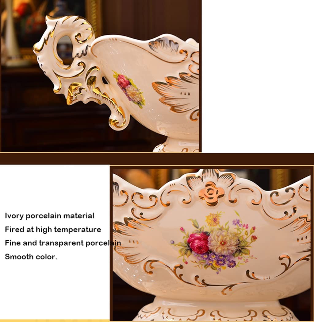 Miska na Owoce, Dekoracja Stołu Miska owoców, styl nordycki duży serwowanie miseczki, ceramiczne serwowanie miski, uchwyt na owoc owocowy kosz do pieczywa owoce przekąski Kosz na Warzywa(B)