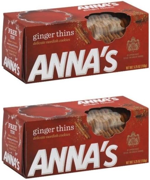 Annas Swedish Thins Ginger Cookie