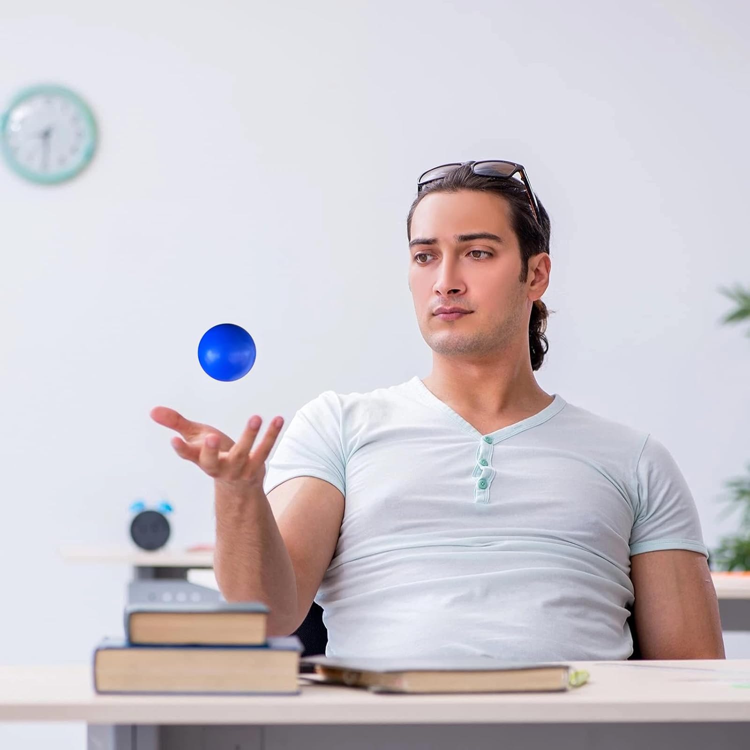 Custom Stress Balls with Logo/Text, Personalized Stress Balls for Adults 10/50/100 Packs Employee Appreciation Gift for Relief Encouraging - Image 2