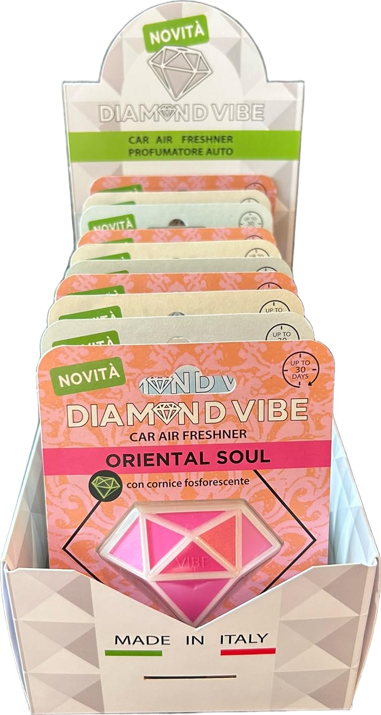 Diamond Vibe Profumatore Auto Fosforescenti