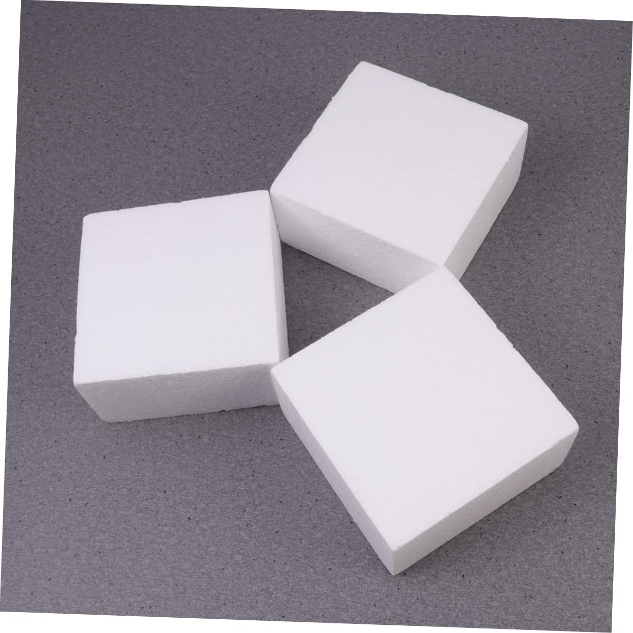 Bloc de Mousse Polyurethane Blanc 24 Pcs pour Pratique de Ambiance Noël