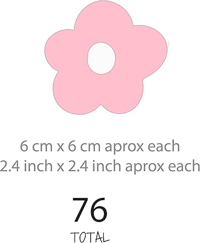 Calcomanías de pared de flores para niños, habitación de bebé, guardería y sala de estar. Adhesivos de vinilo adhesivo para decoración de pared