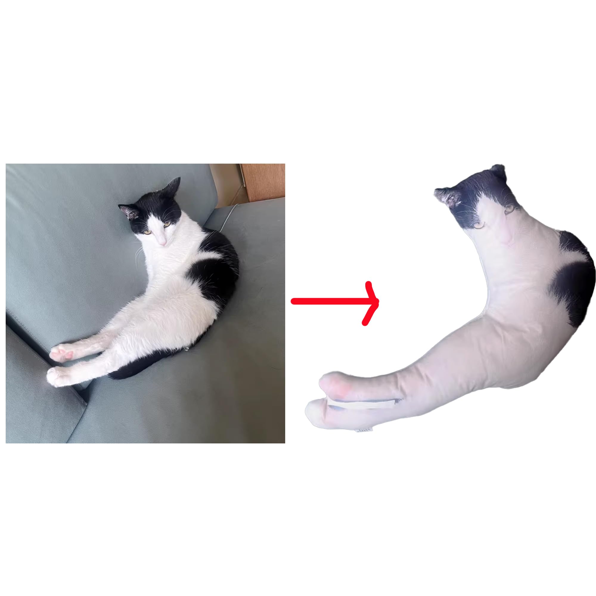 Cuscino Personalizzato Per Animali Domestici - Stampa Divertente E Astratta Con Foto Del Tuo Pet - Foto 2