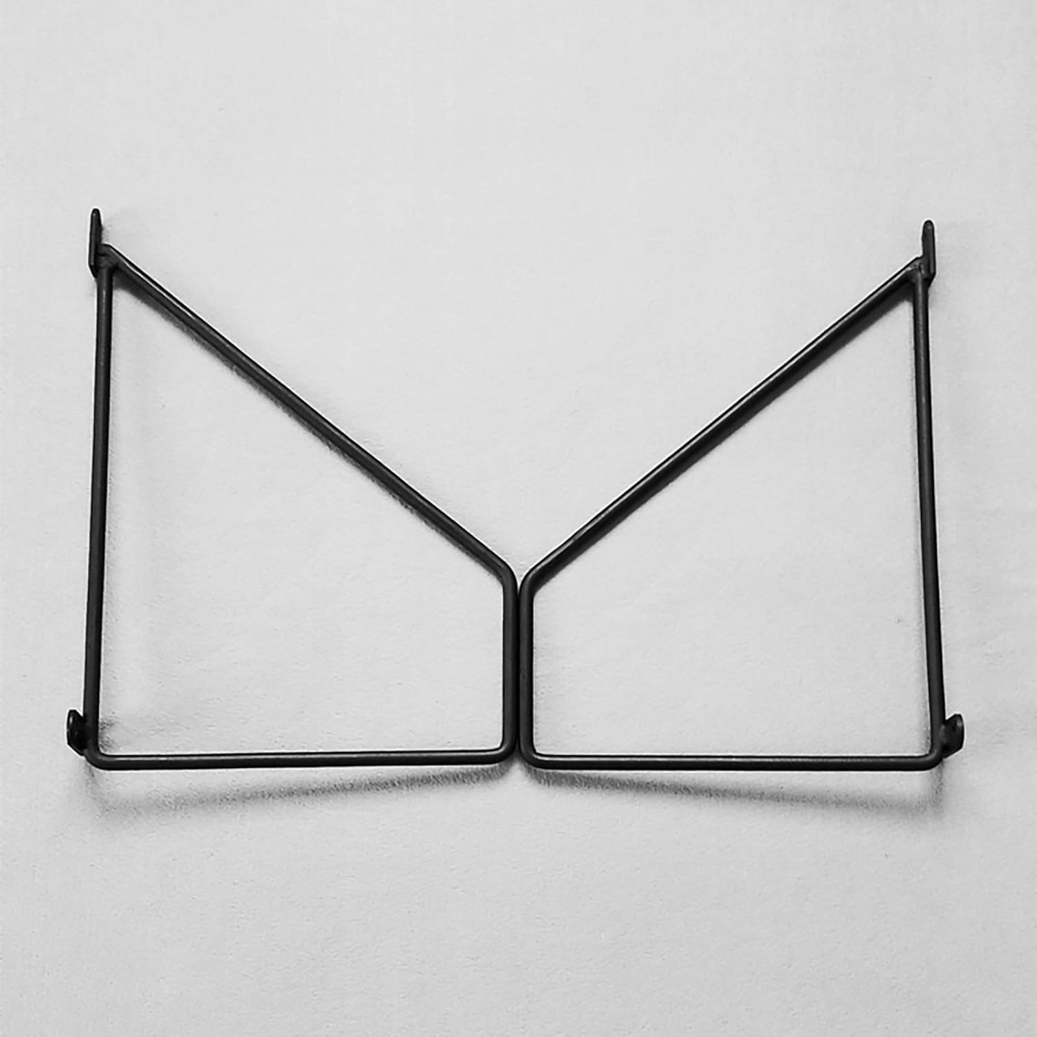 QWEASDF 2 Pack Shelf Brackets Heavy Duty Floating Shelves Bracket for Wall Metal Shelving Brackets for DIY Open Shelf Home Decor, Hardware Included, for Kitchen, Bathroom, Bedroom, Office,200mm/8 in