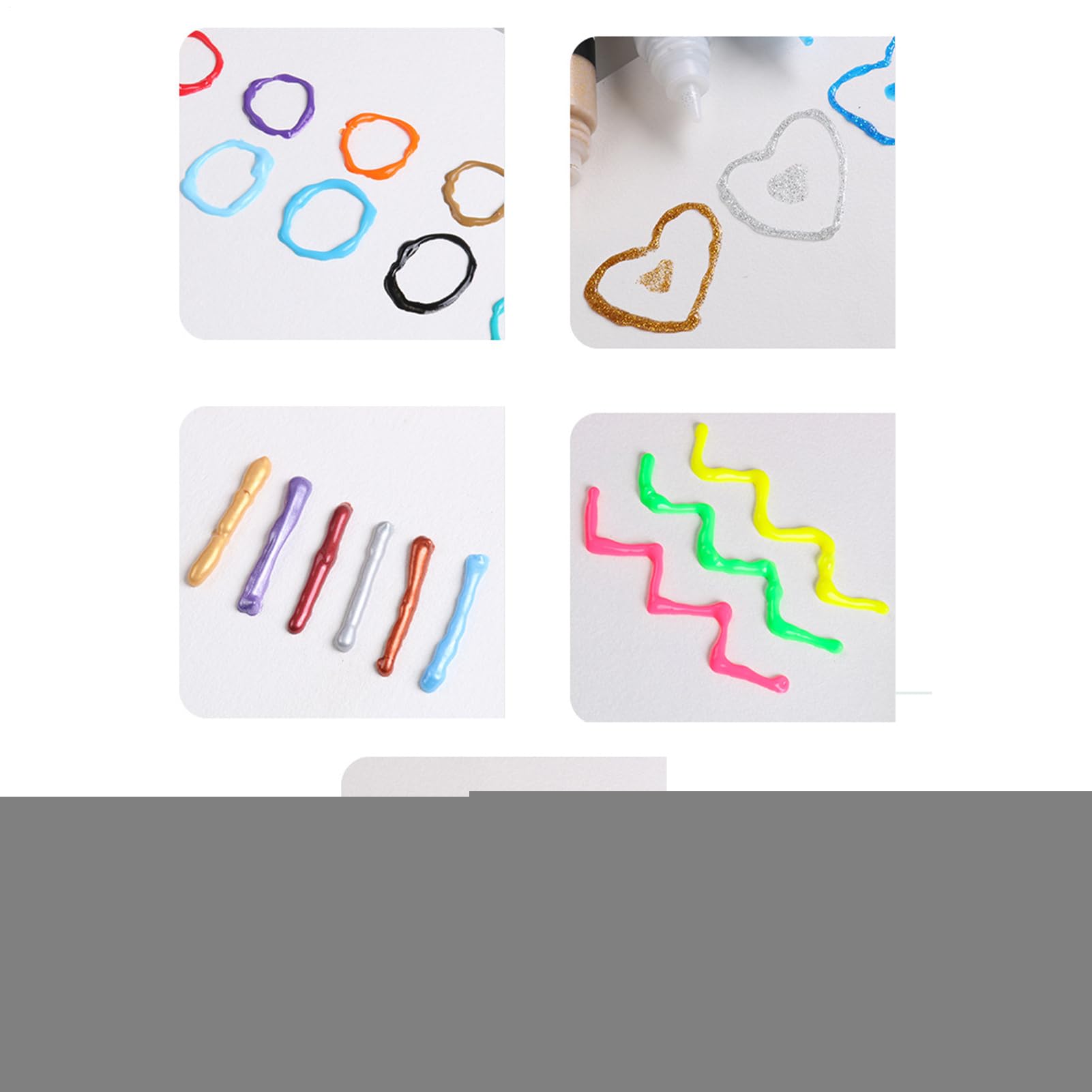 Textilfarben Set 24 Farben Leinwand Mal Set