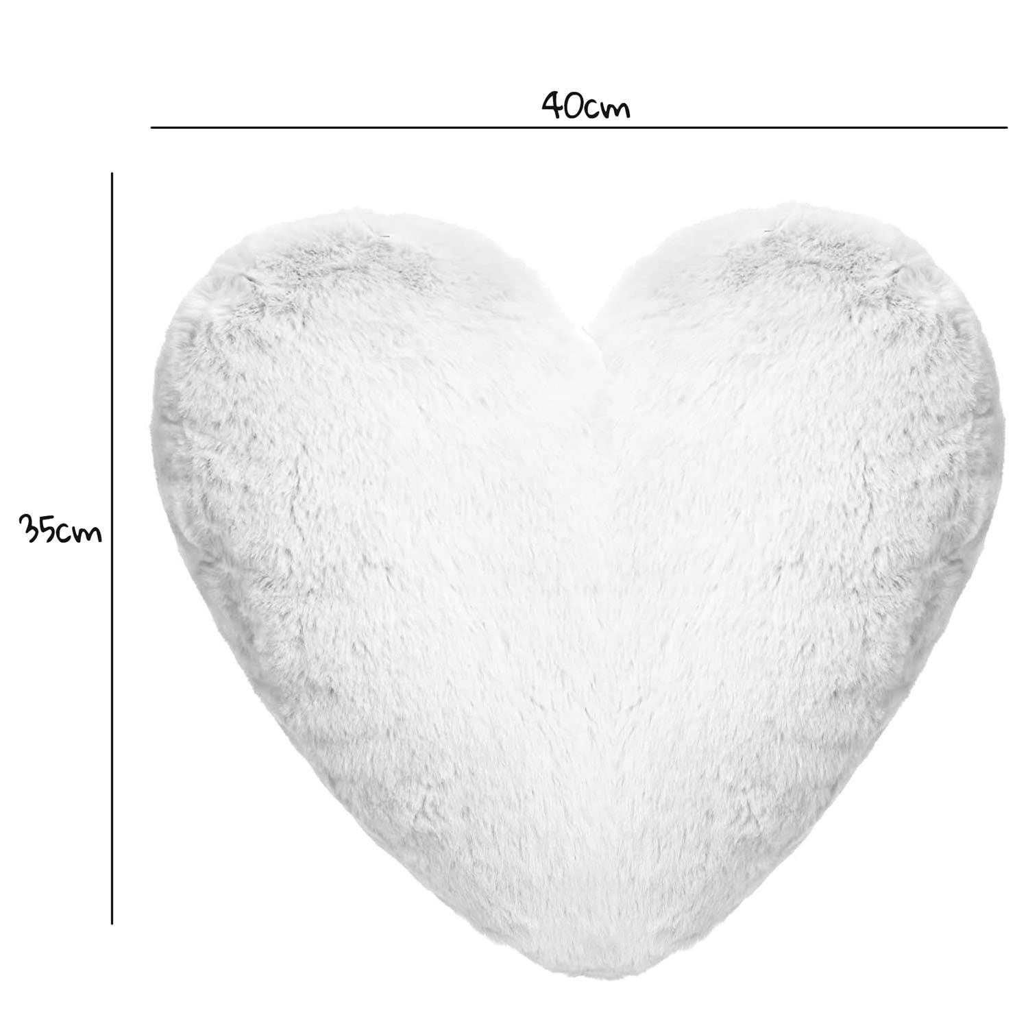 Ferocity Cuscino personalizzato (35 x 40 cm) a forma di cuore, cuscino double face, con foto, testo, calendario e QR, morbido Minky, per San Valentino, anniversario, anniversario [091