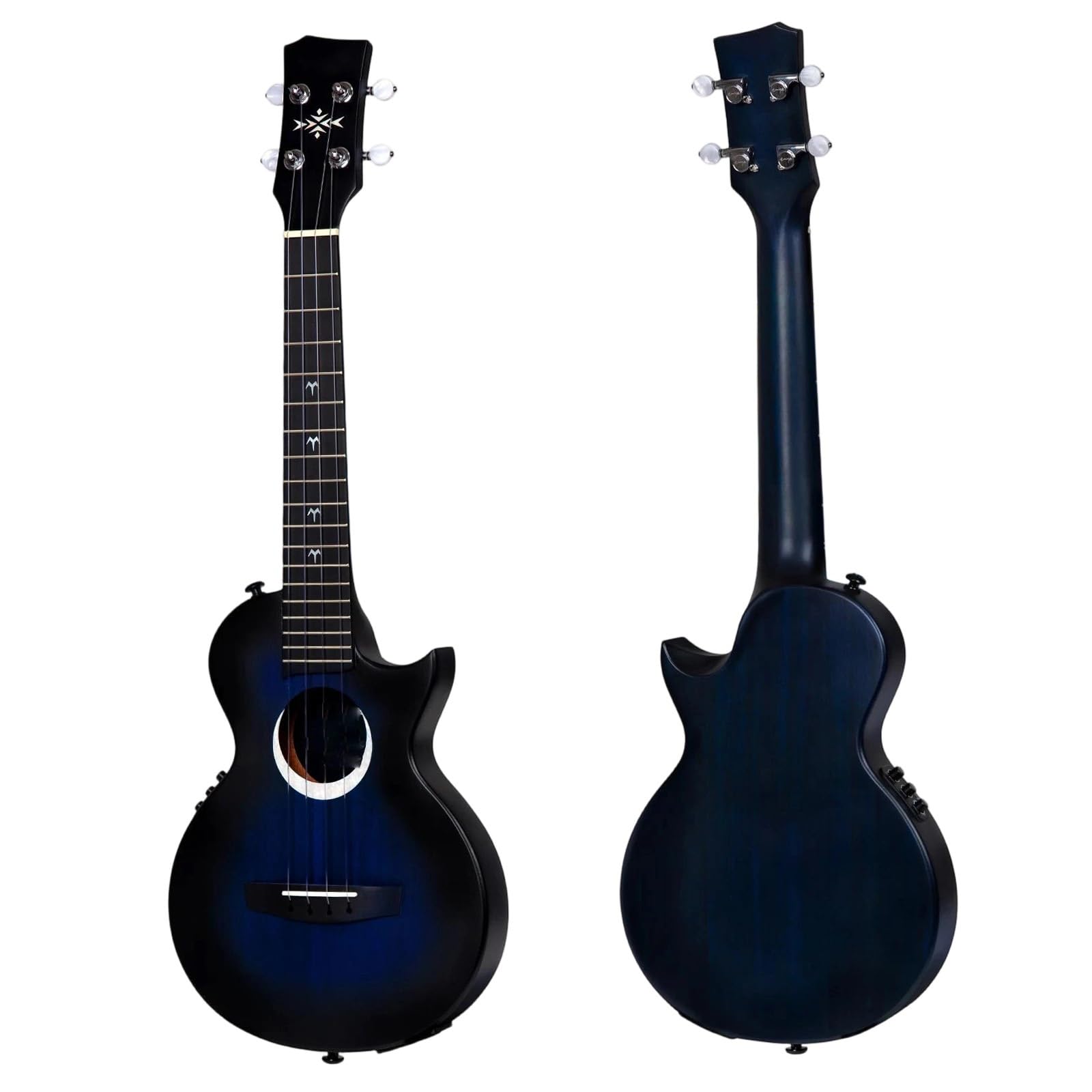 Profesjonalna Ukulele Ukulele Dla Początkujących W Całości Wykonane Z Mahoniu 26 Cali Zestawie Pokrowiec I Pasek(Blue)